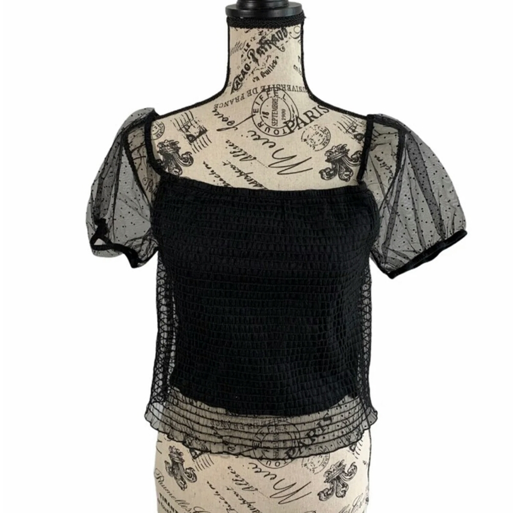 Ambiance women's large crop Blouse